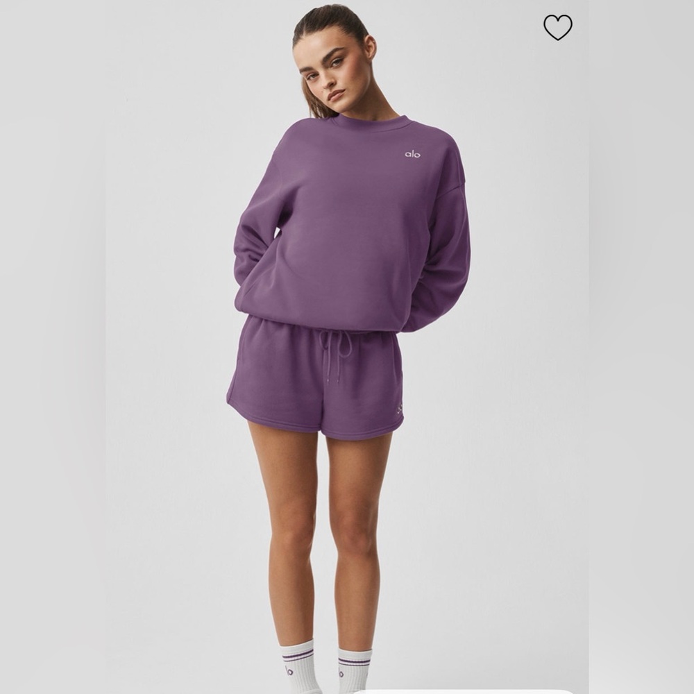 Alo Yoga Accolade Crewneck Plum Kiss SOLD OUT Size XL LIMITED EDITION COLOR
